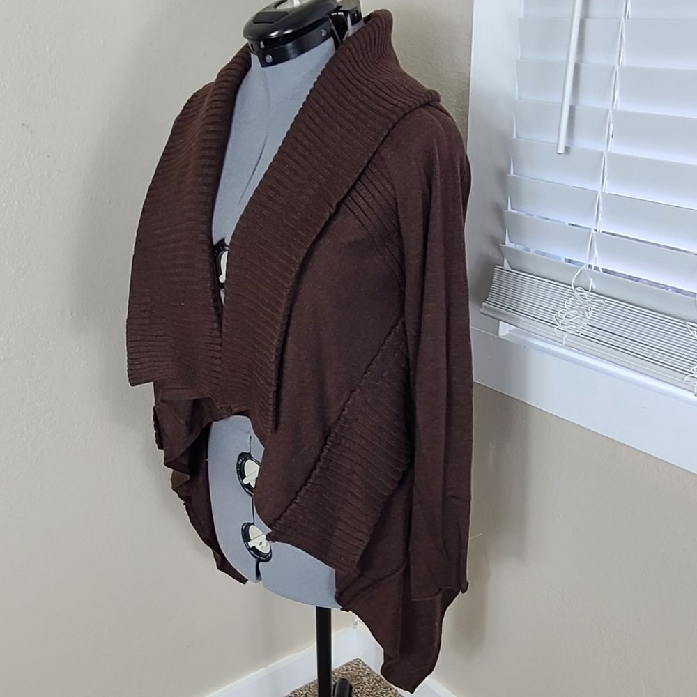 Monoreno Cardigan Sweater Chunky High Low